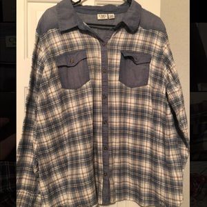 ⚜️2/$20⚜️Cato - Women’s Denim/Flannel Button Down